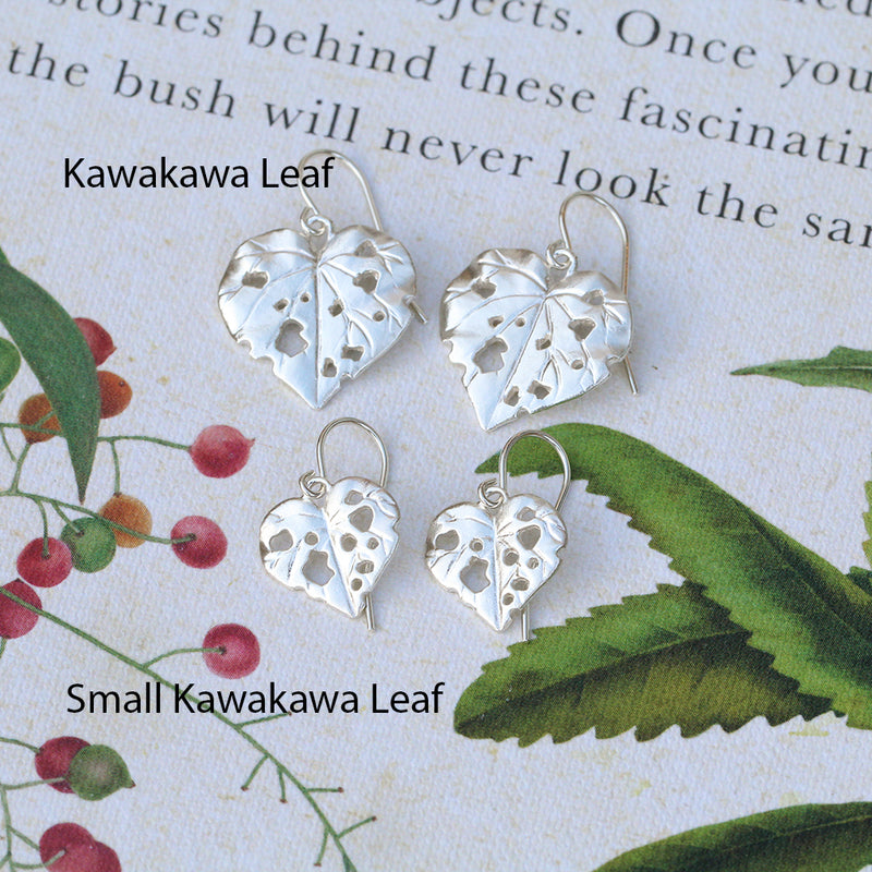Silver Kawakawa Lear Earrings
