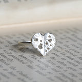 kawakawa ring. NZ native plant jewellery