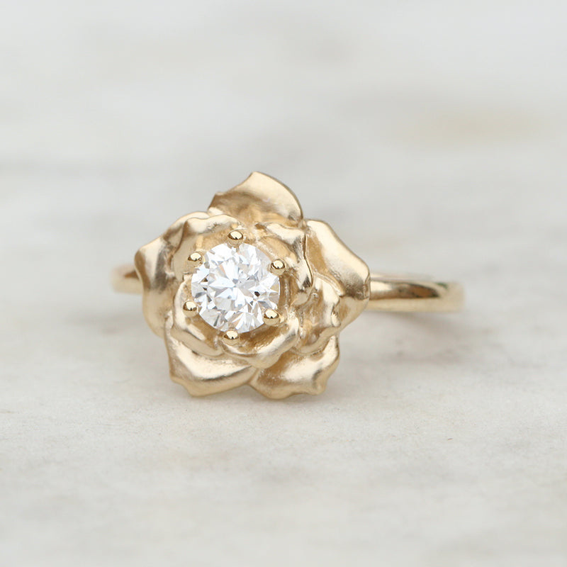 rose engagement ring