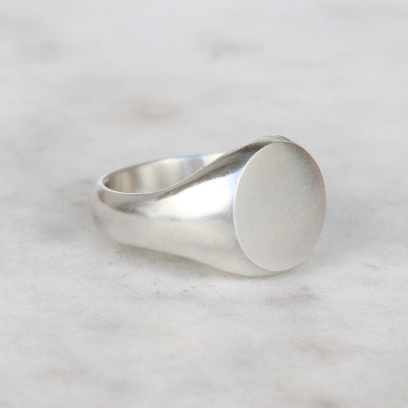 silver signet ring