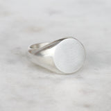sterling silver signet ring
