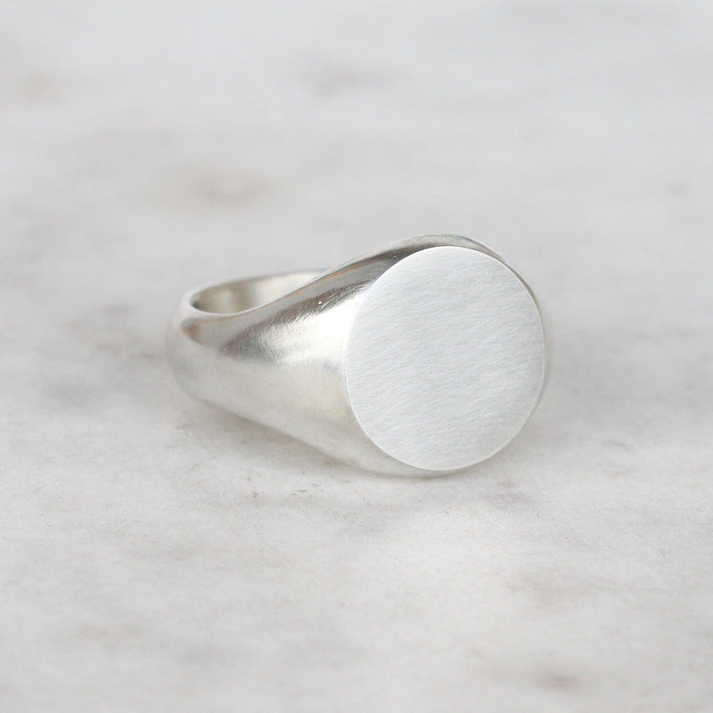 sterling silver signet ring