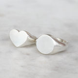 silver signet rings