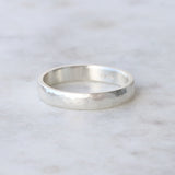 men's hammered ring