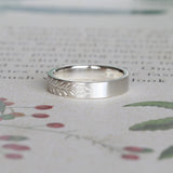 silver fern men's wedding band