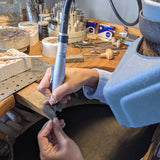 making snowdrop earrings