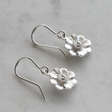 Mount Cook lily silver earrings