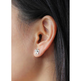 forget me not earrings in silver