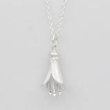 kowhai flower necklace. NZ native flower necklace