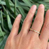 gold leaf ring