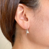 lily of the valley earrings sterling silver