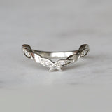 olive leaf wedding ring