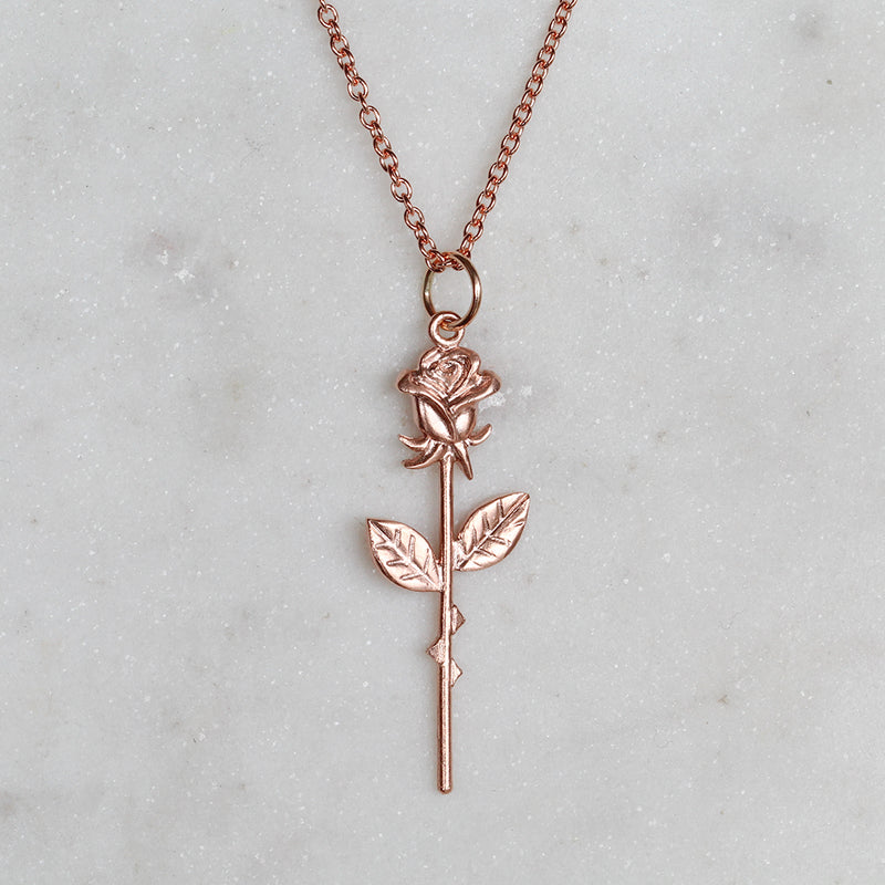 rose necklace